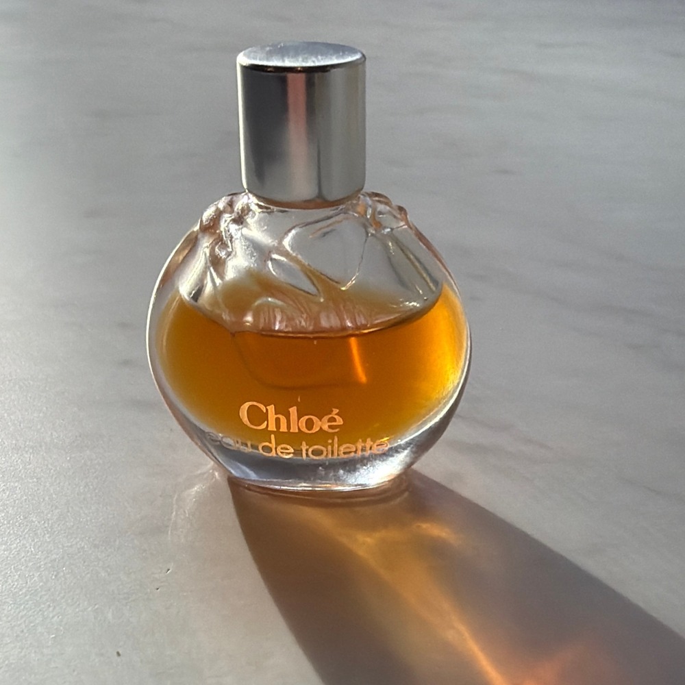 VTG Bottle ONLY Chloe Eau de Toilette Mini 0.12 oz Travel Size